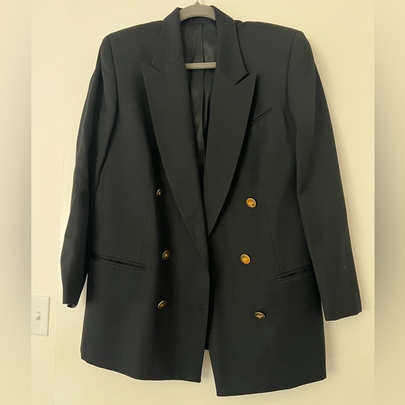 Vintage Burberry blazer USA women 6 - Picture 3 of 14